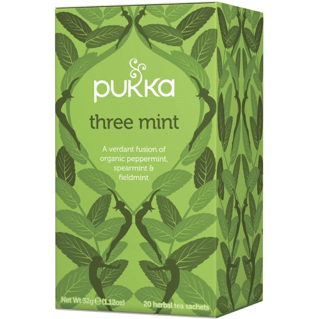 Pukka Herbal Tea Three Mint 32g
