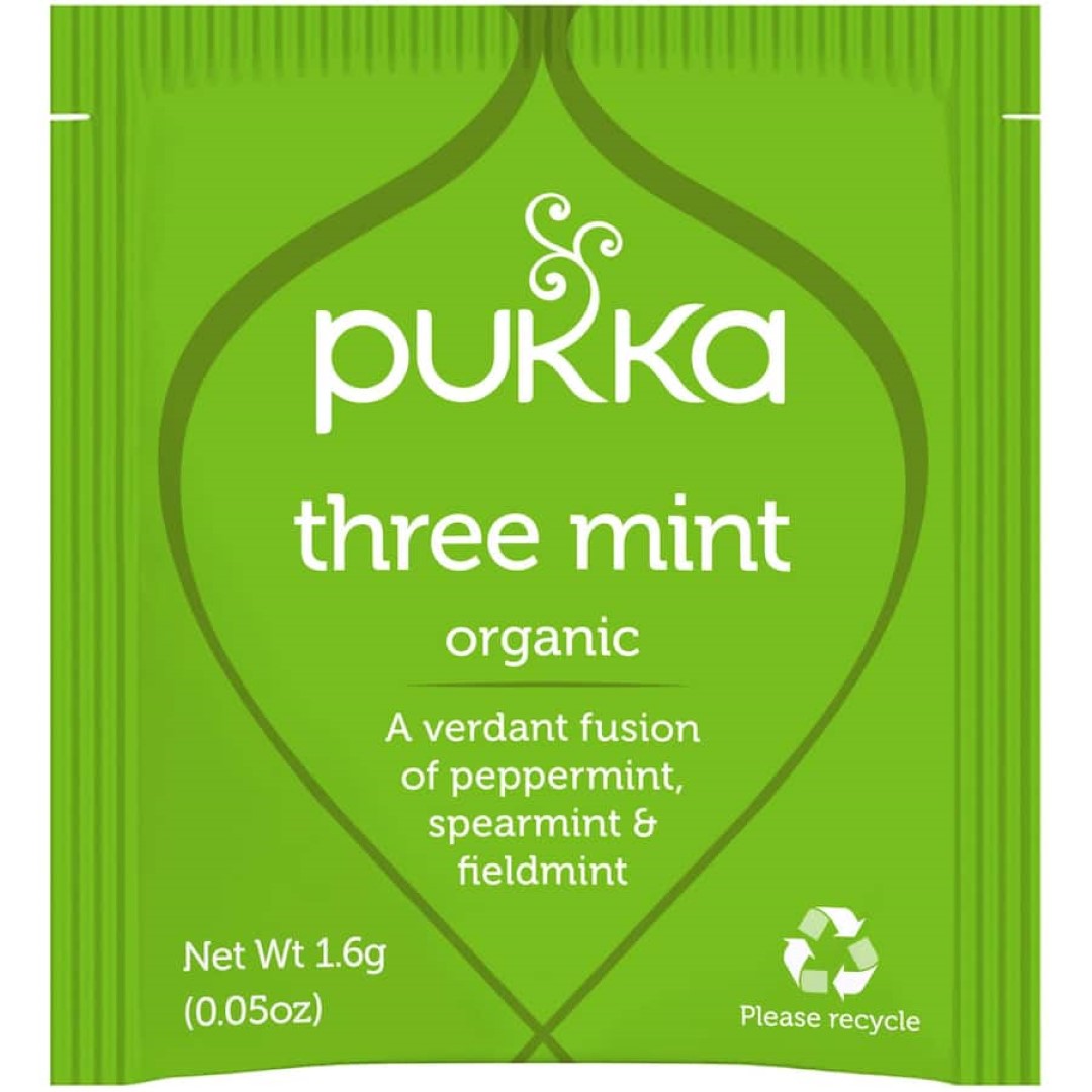 Pukka Herbal Tea Three Mint 32g