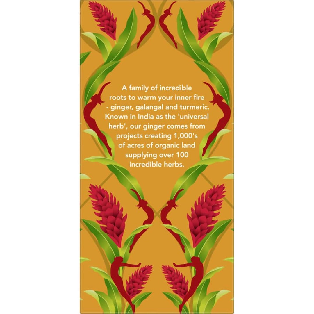 Pukka Herbal Tea Three Ginger Sachets 20pack