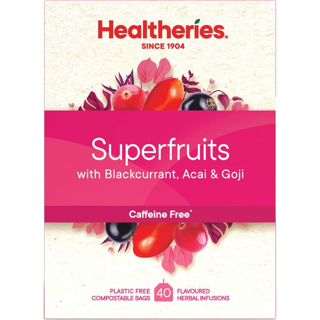 Healtheries Fruit Tea Superfruits Bags 40pack