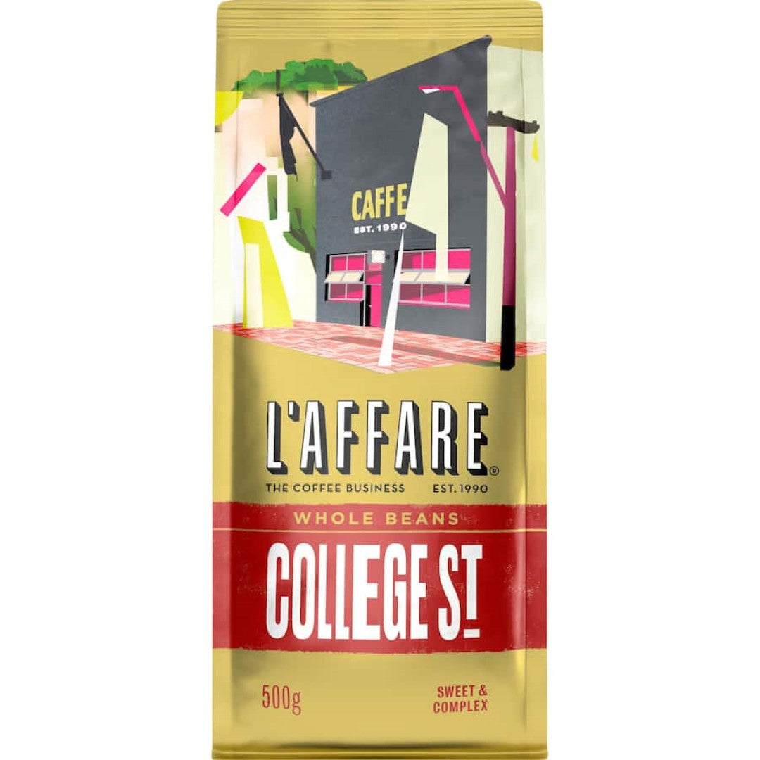 L'affare Whole Beans Coffee College St 500g
