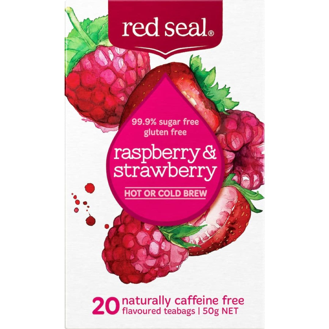 Red Seal Fruit Tea Raspberry & Strawberry Bags 20pack