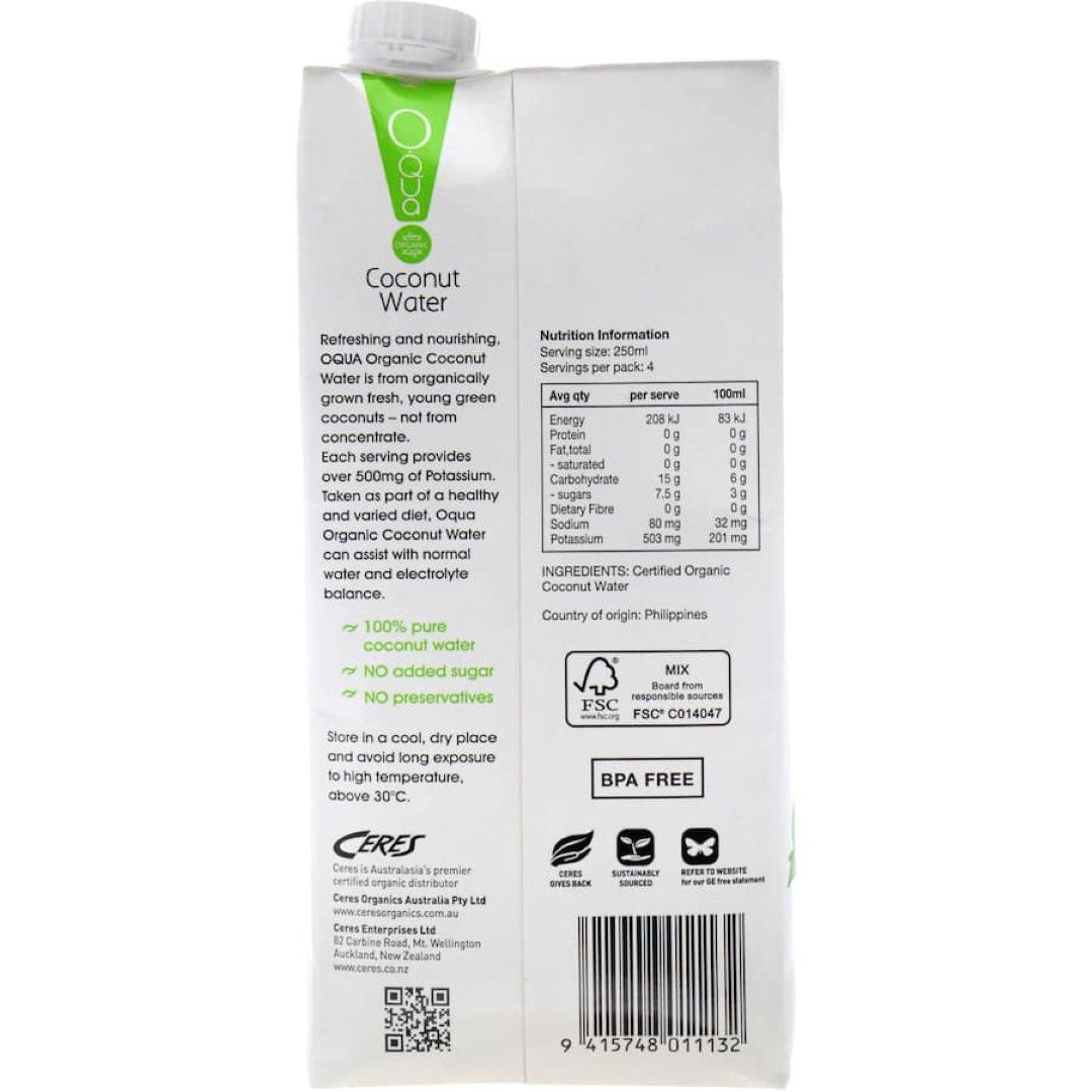 Oqua Coconut Water 1L