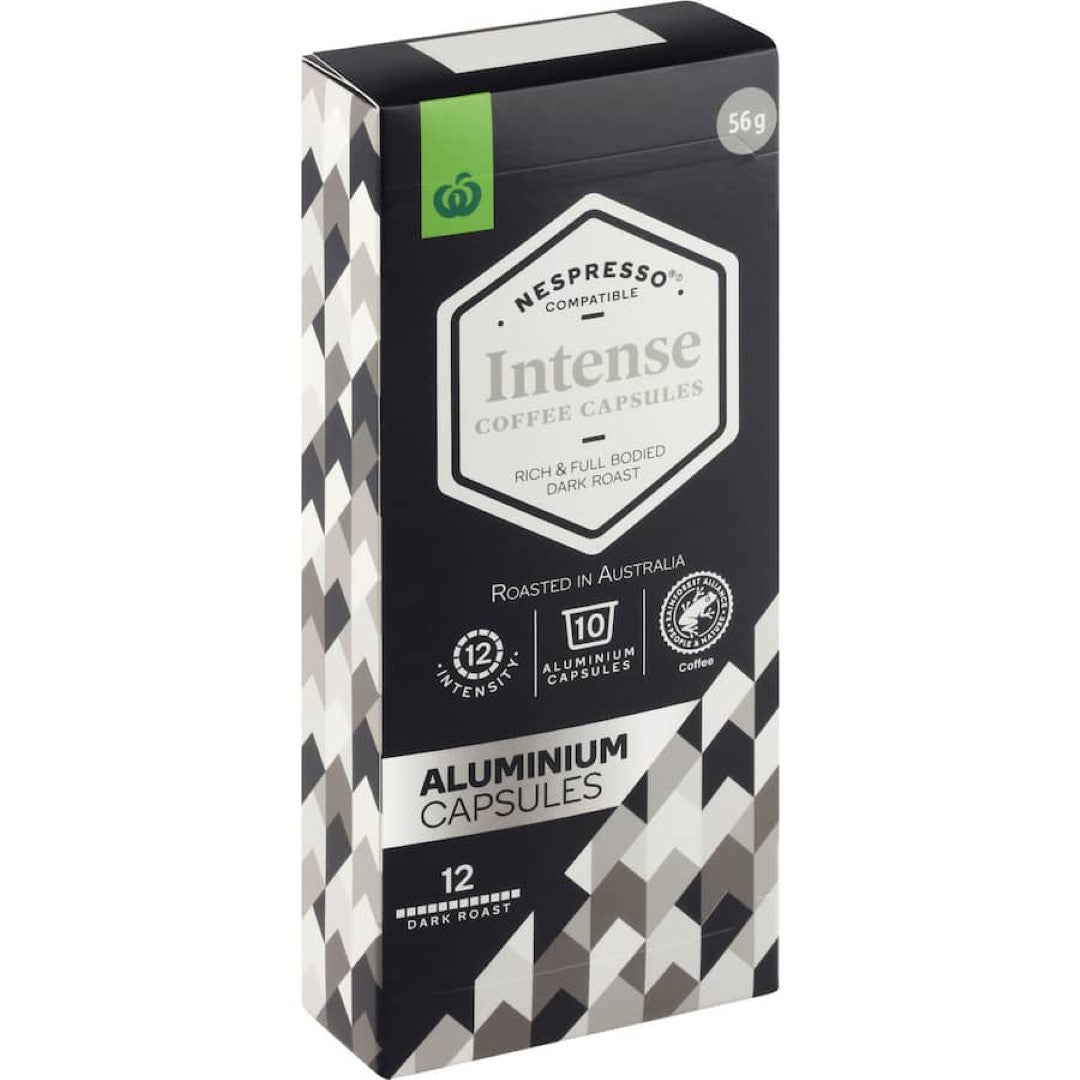 Woolworths Coffee Capsules Nespresso Compatible Intense 10pack