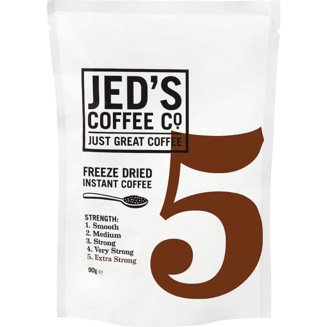 Jed's Instant Coffee 5 Extra Strong Refill 90g