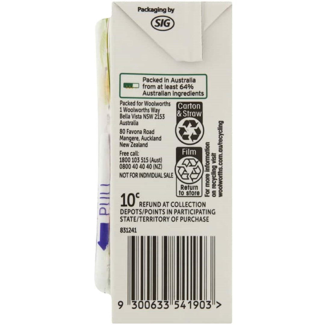 Woolworths Fruit Drink 35% Tropical Fruit 250ml cartons 6pack