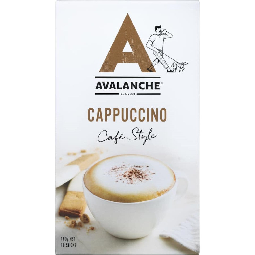 Avalanche Coffee Sachets Cappuccino 10 pack 160g