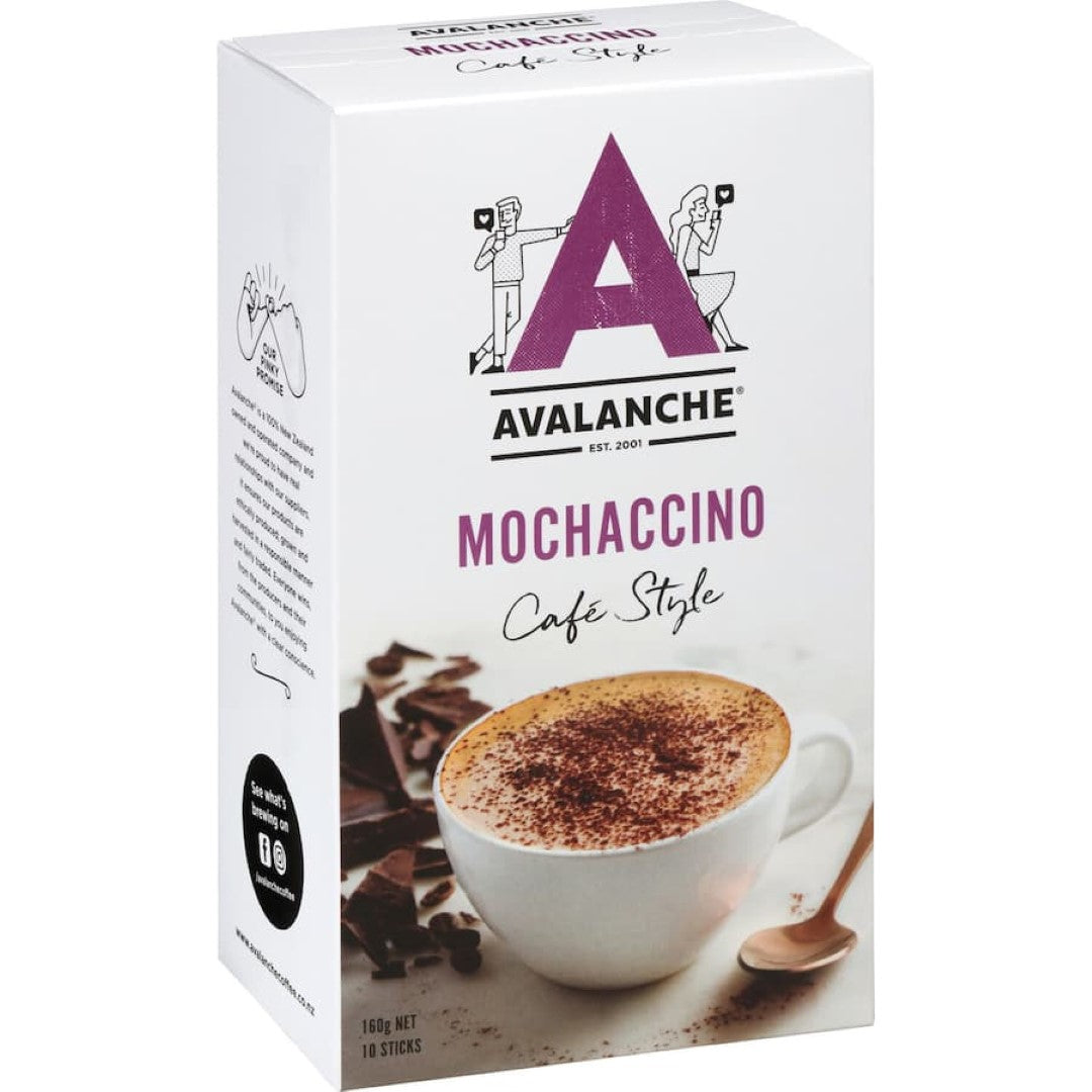 Avalanche Coffee Sachets Mochaccino 10 pack 160g