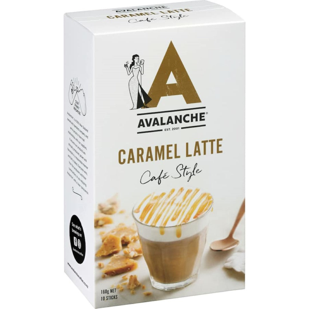 Avalanche Coffee Sachets Caramel Latte 10 pack 160g
