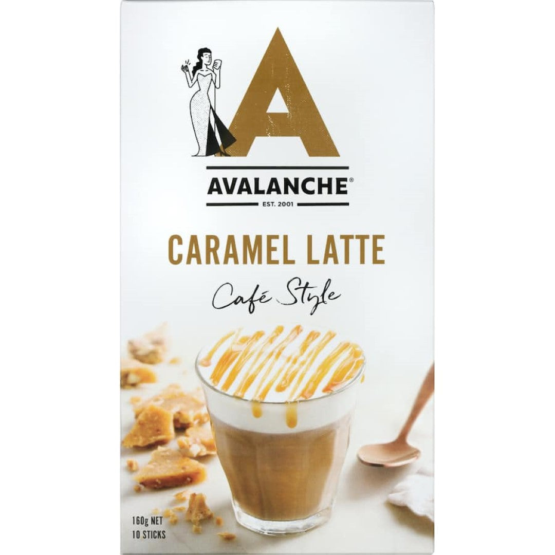 Avalanche Coffee Sachets Caramel Latte 10 pack 160g