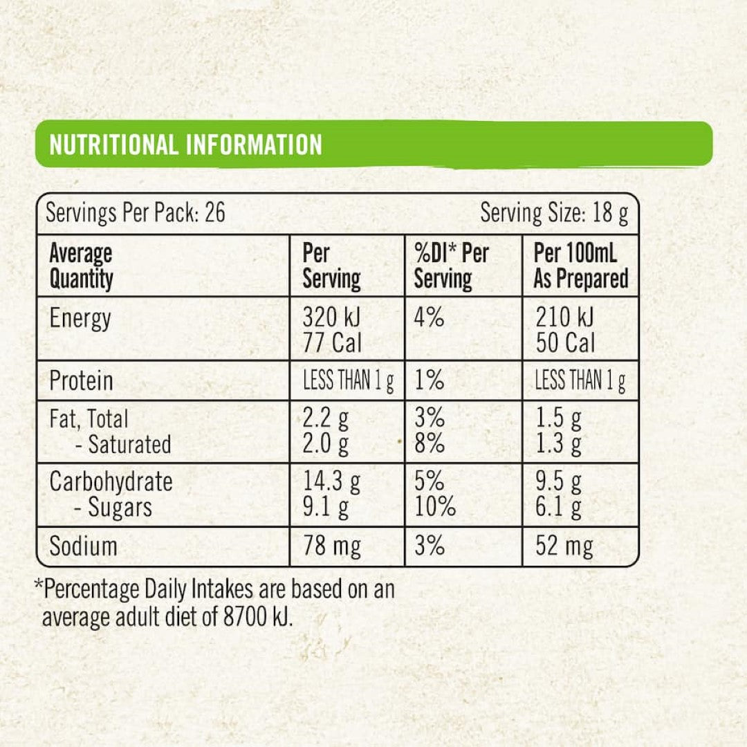 Nescafé Coffee Sachets Hazelnut Latte 26 pack 468g