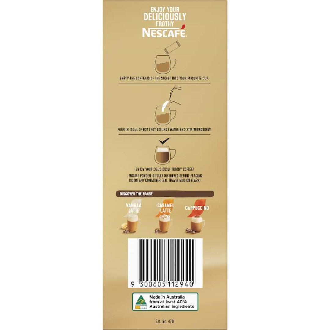 Nescafé Coffee Sachets Mocha 26 pack 468g