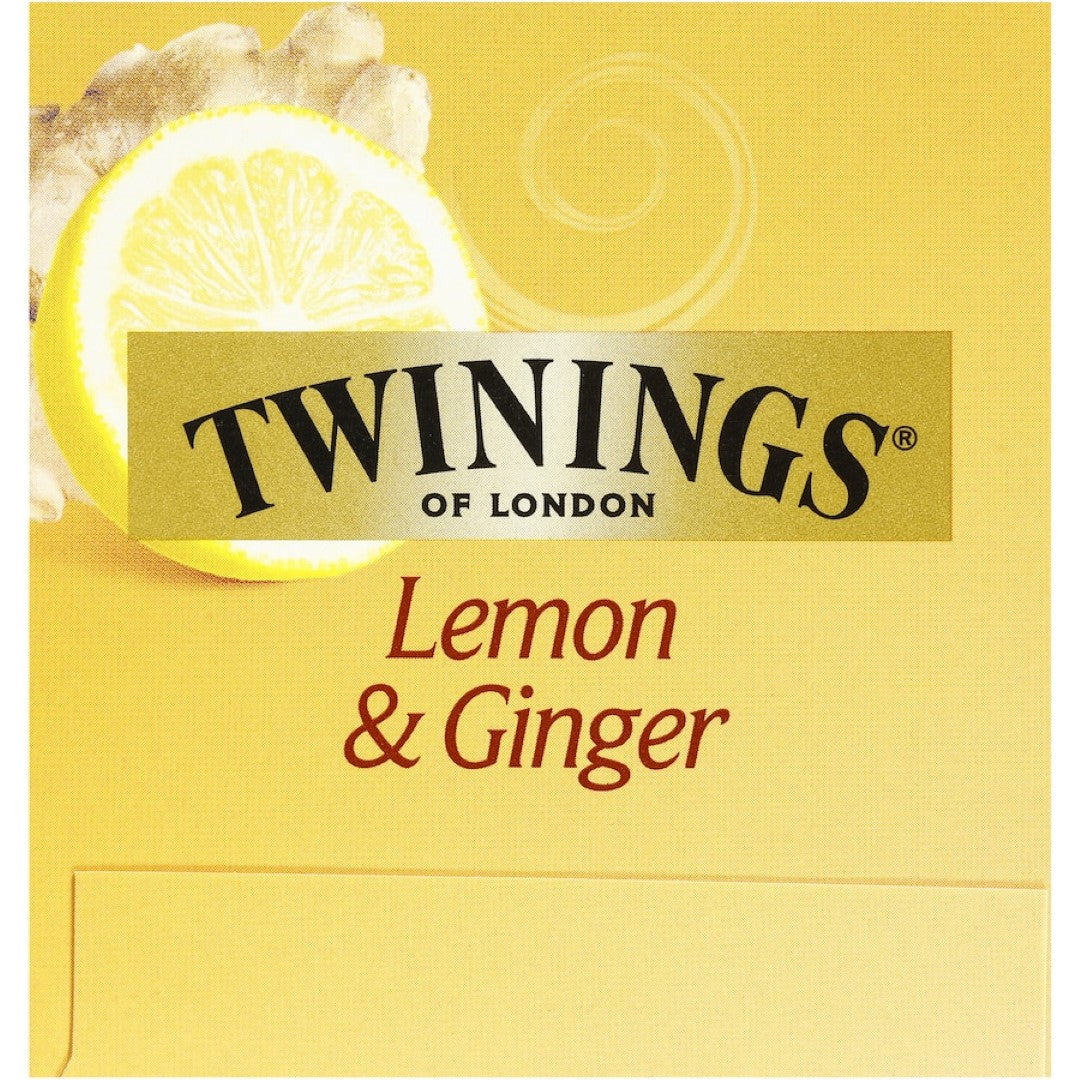 Twinings Infusions Fruit Tea Lemon & Ginger Bags 10pack