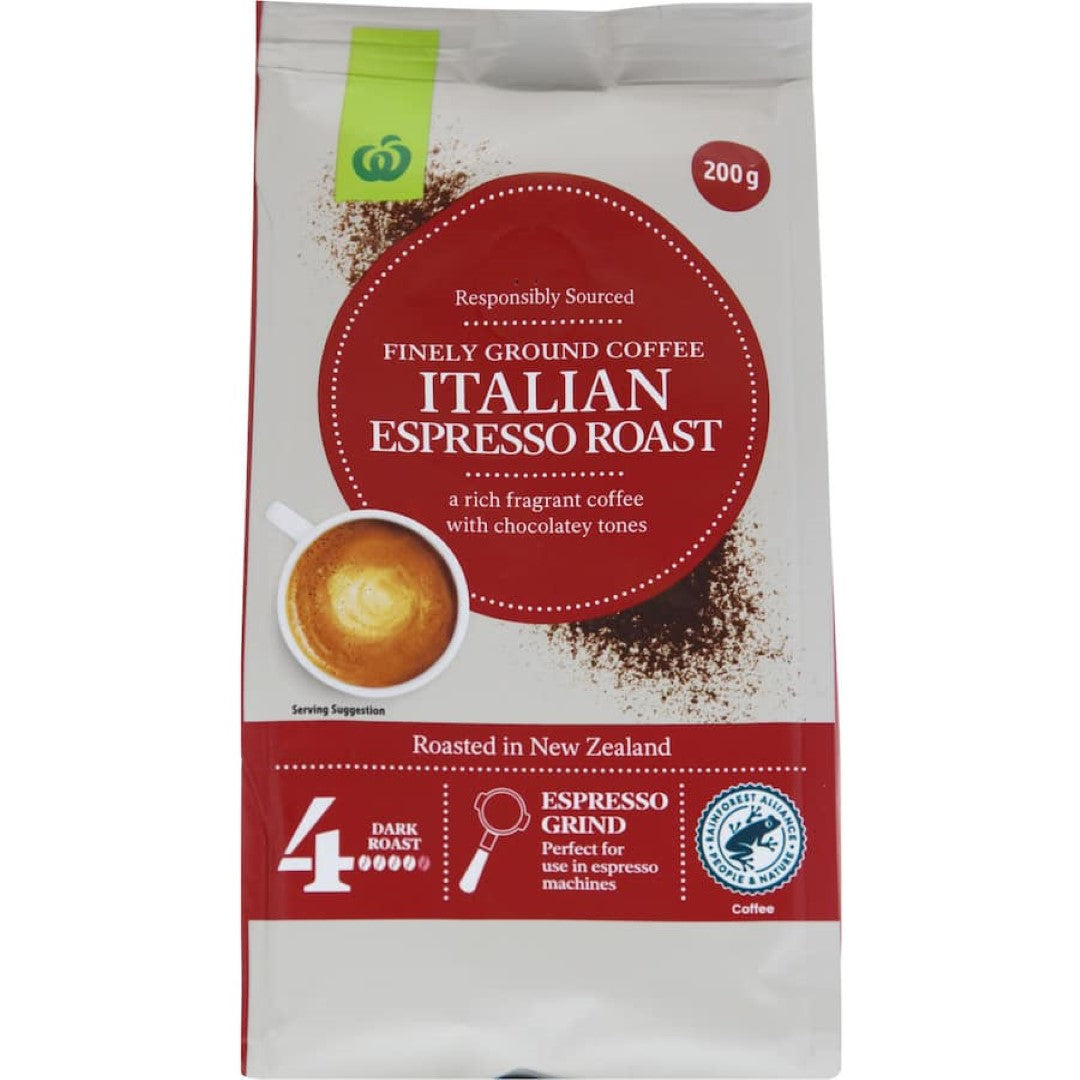 Woolworths Espresso Grind Italian 200g