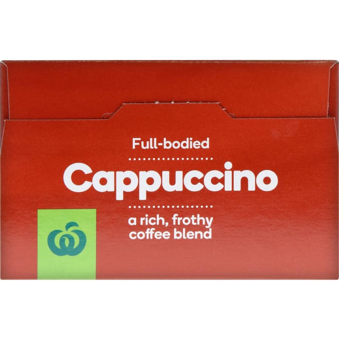 Woolworths Coffee Sachets Cappuccino 10 pack 150g