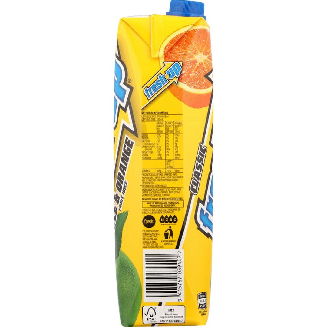 Fresh Up Fruit Juice Apple & Orange 1L
