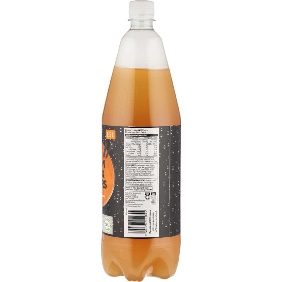 Woolworths Lemon, Lime & Bitters 1.5L