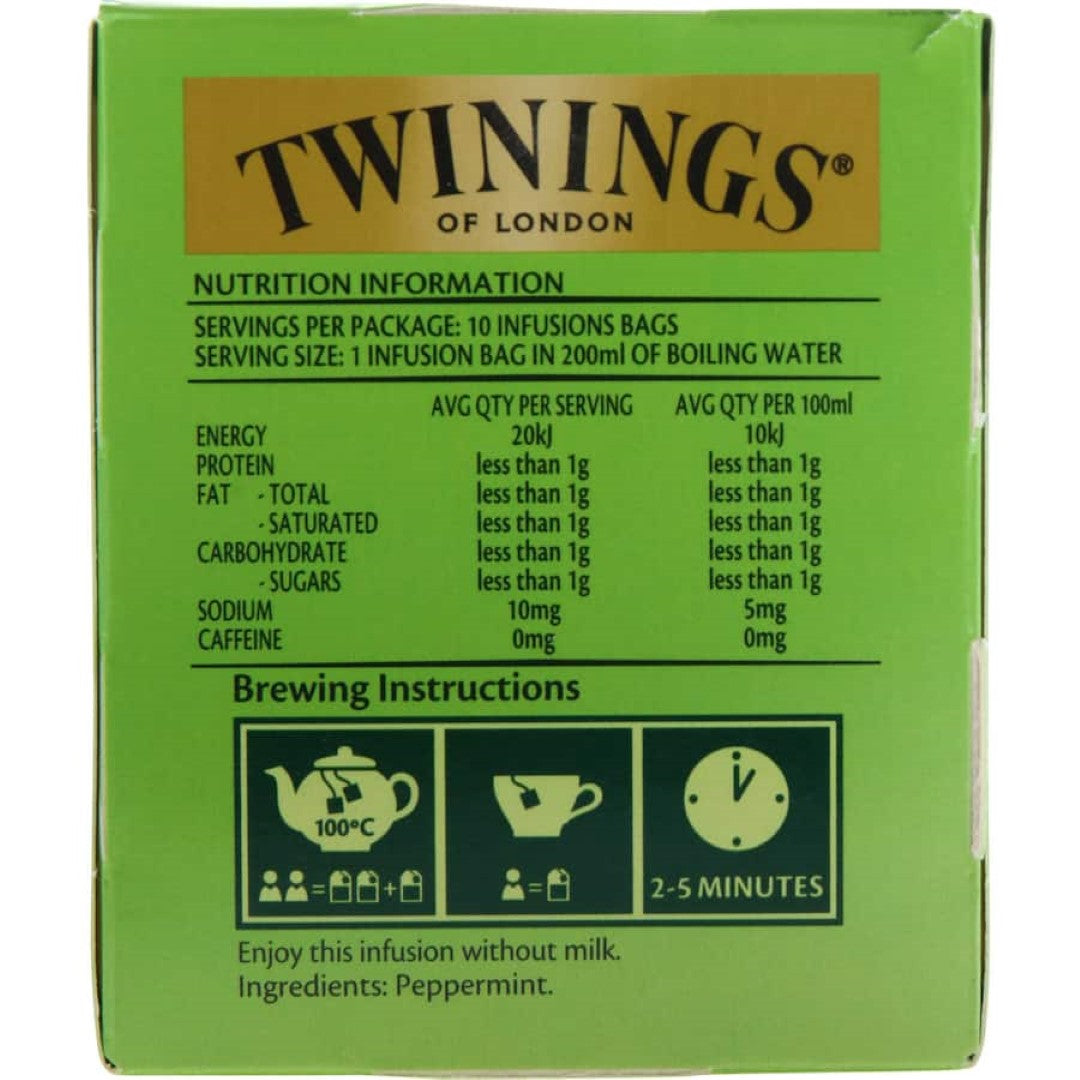 Twinings Infusions Herbal Tea Peppermint Bags 10pack