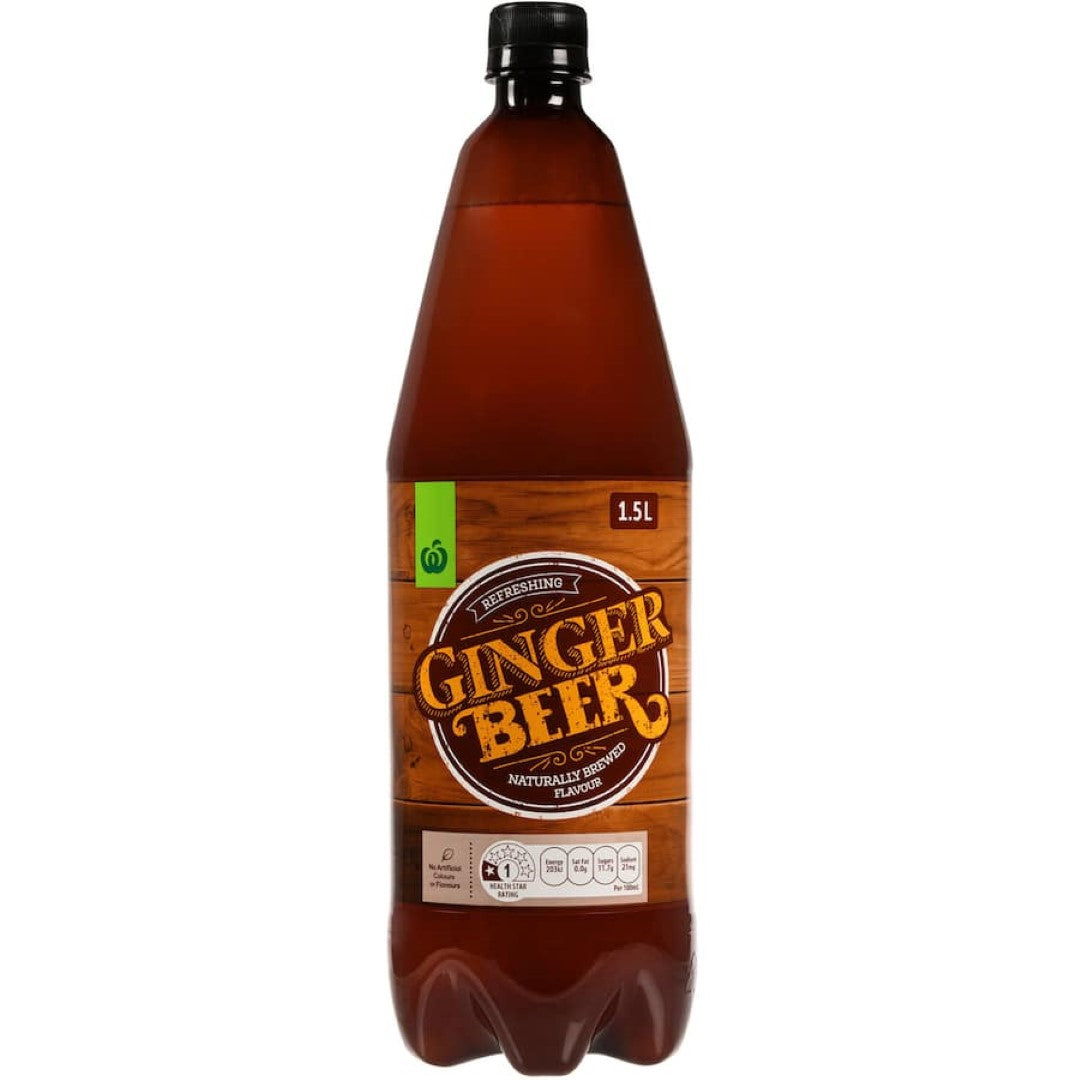 Woolworths Ginger Beer  Bottle 1.5L