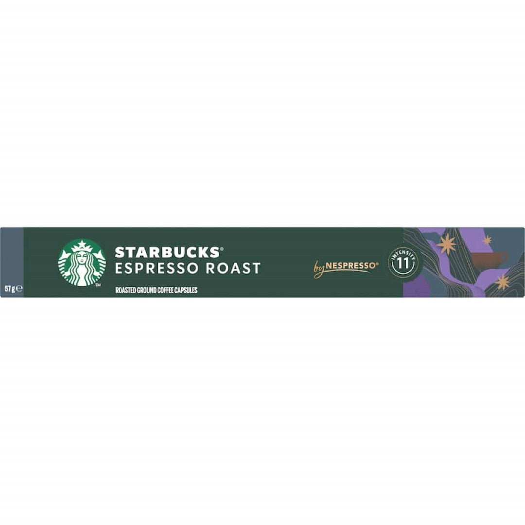 Starbucks By Nespresso Coffee Pods Espresso Roast 10 pack 57g