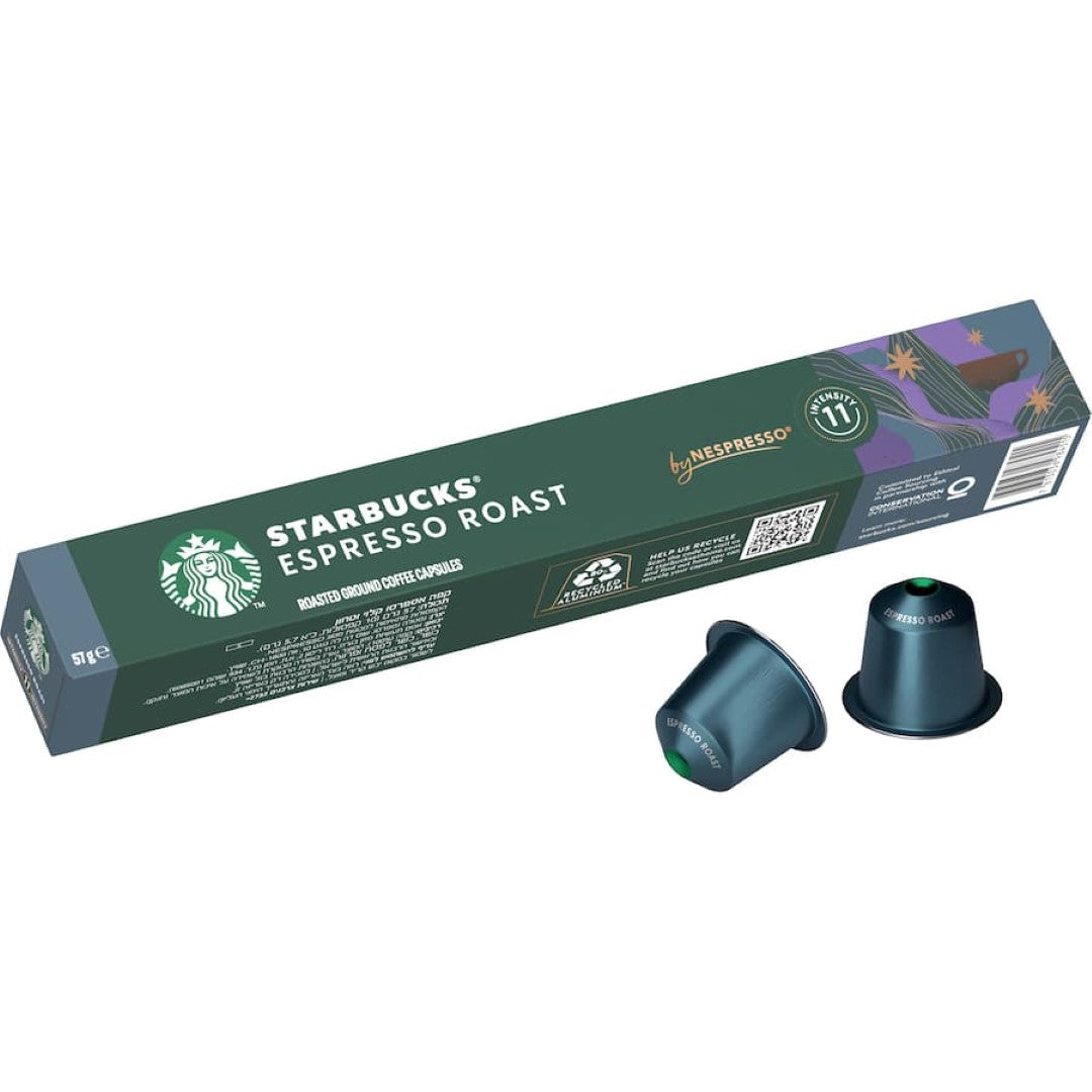 Starbucks By Nespresso Coffee Pods Espresso Roast 10 pack 57g