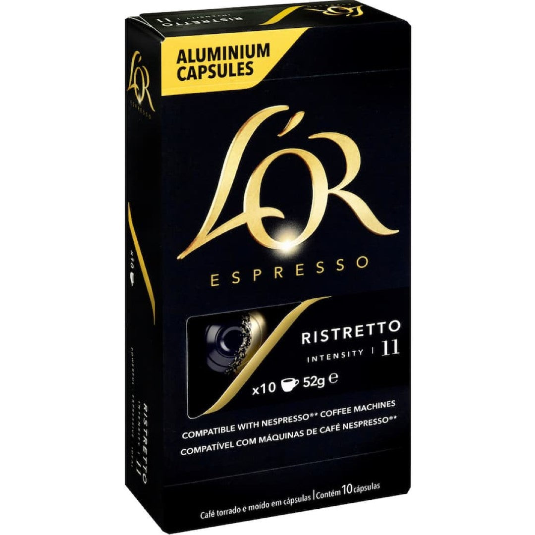 L'or Coffee Capsules Ristretto Intensity 11 10pack