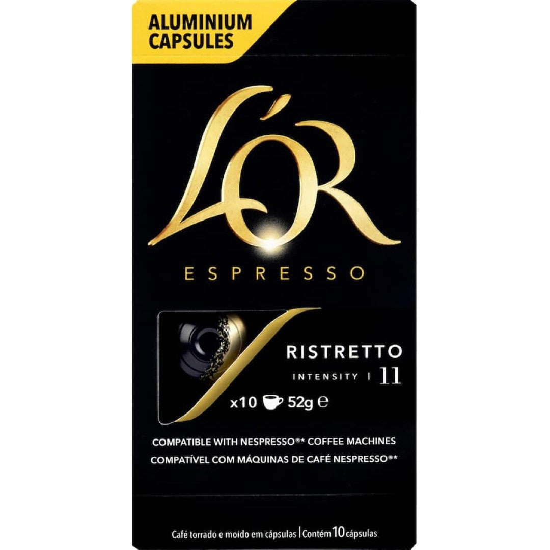 L'or Coffee Capsules Ristretto Intensity 11 10pack