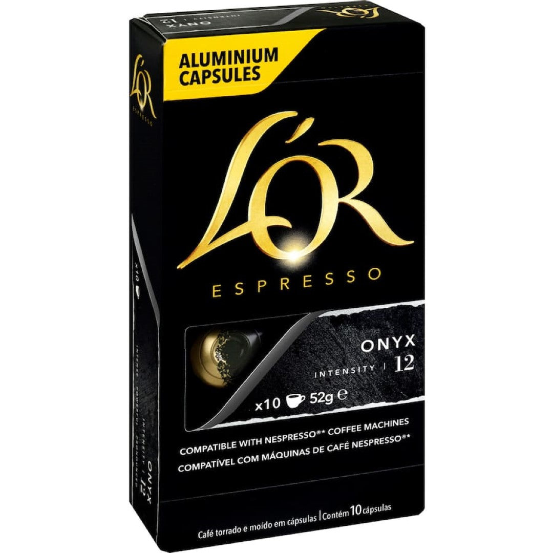 L'or Coffee Capsules Onyx Intensity 12 10pack