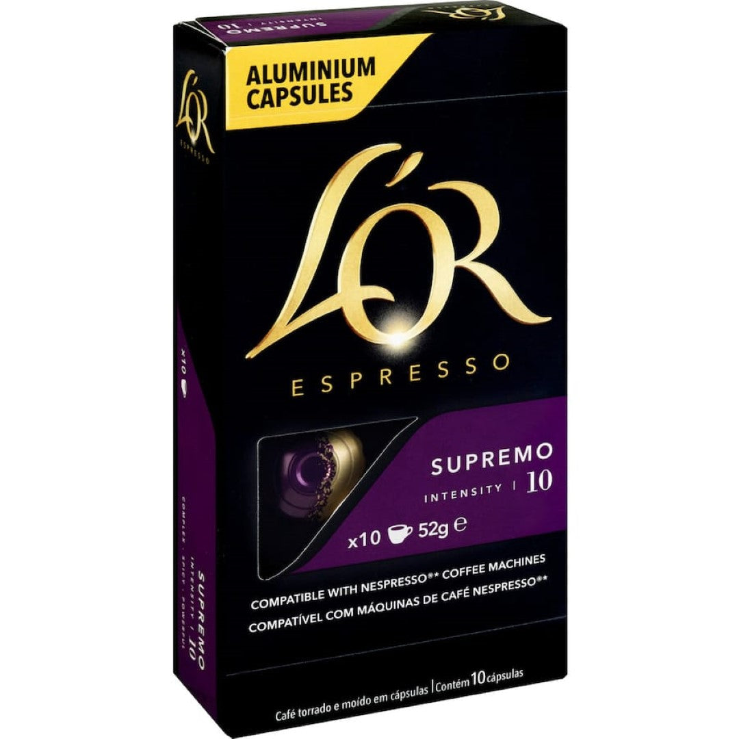 L'or Coffee Capsules Supremo Intensity 10 10pack