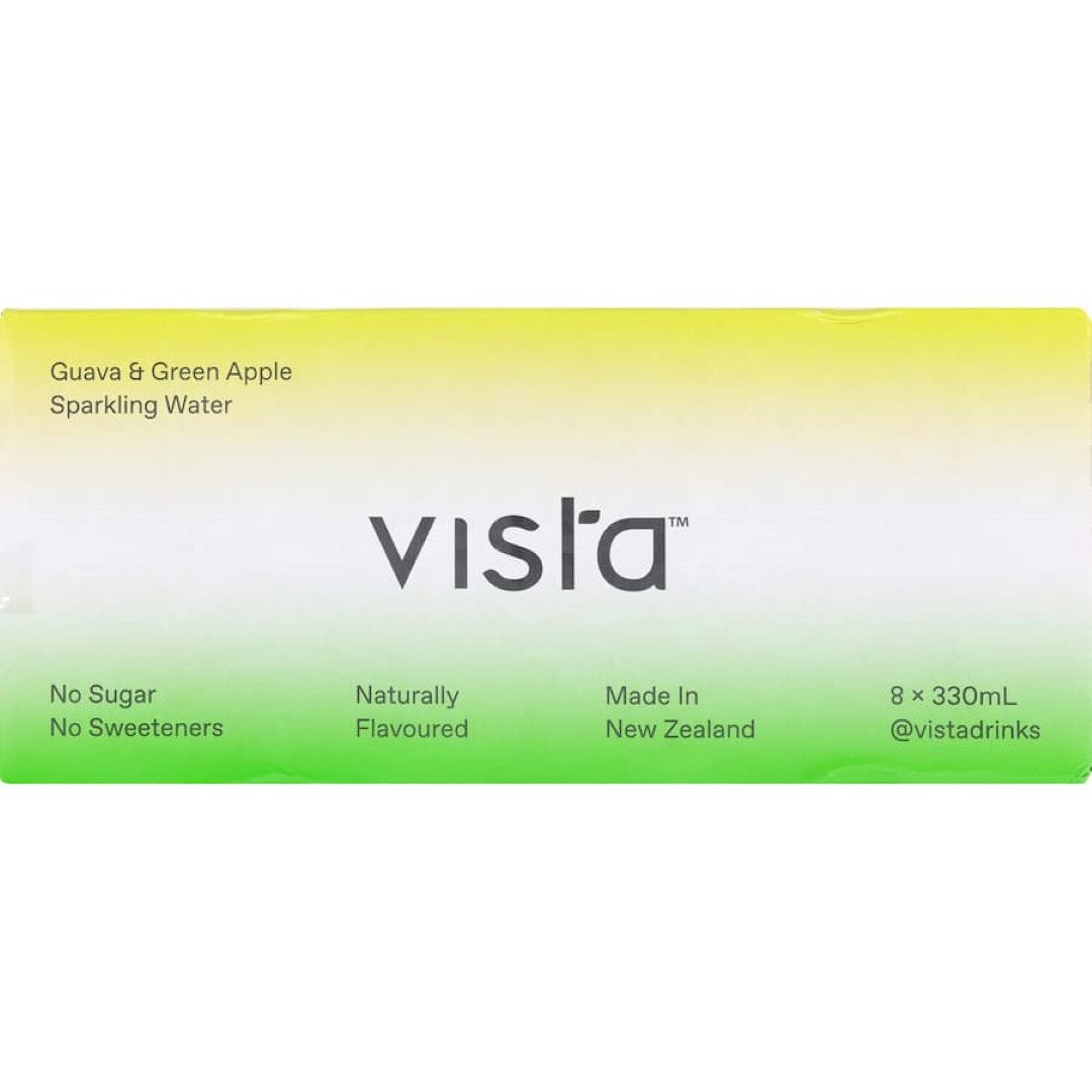 Vista Sparkling Water Guava Apple 8pack