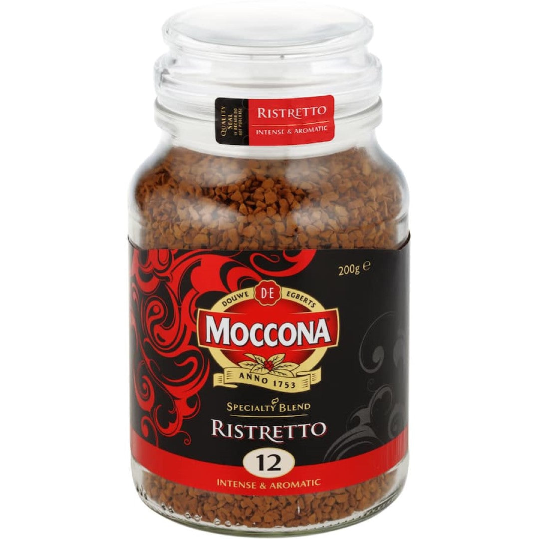 Moccona Instant Coffee Ristretto Specialty Blend 200g jar
