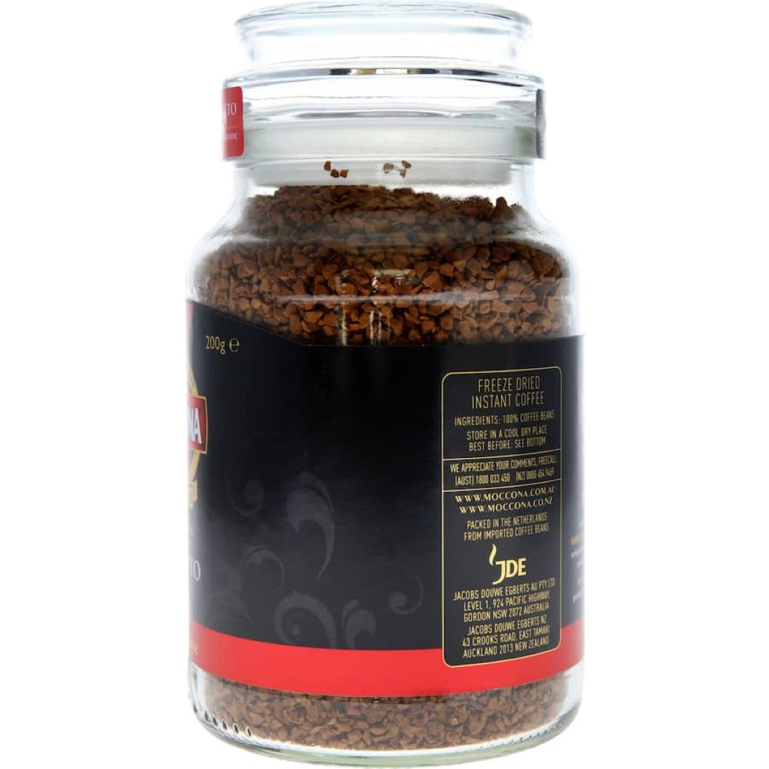 Moccona Instant Coffee Ristretto Specialty Blend 200g jar