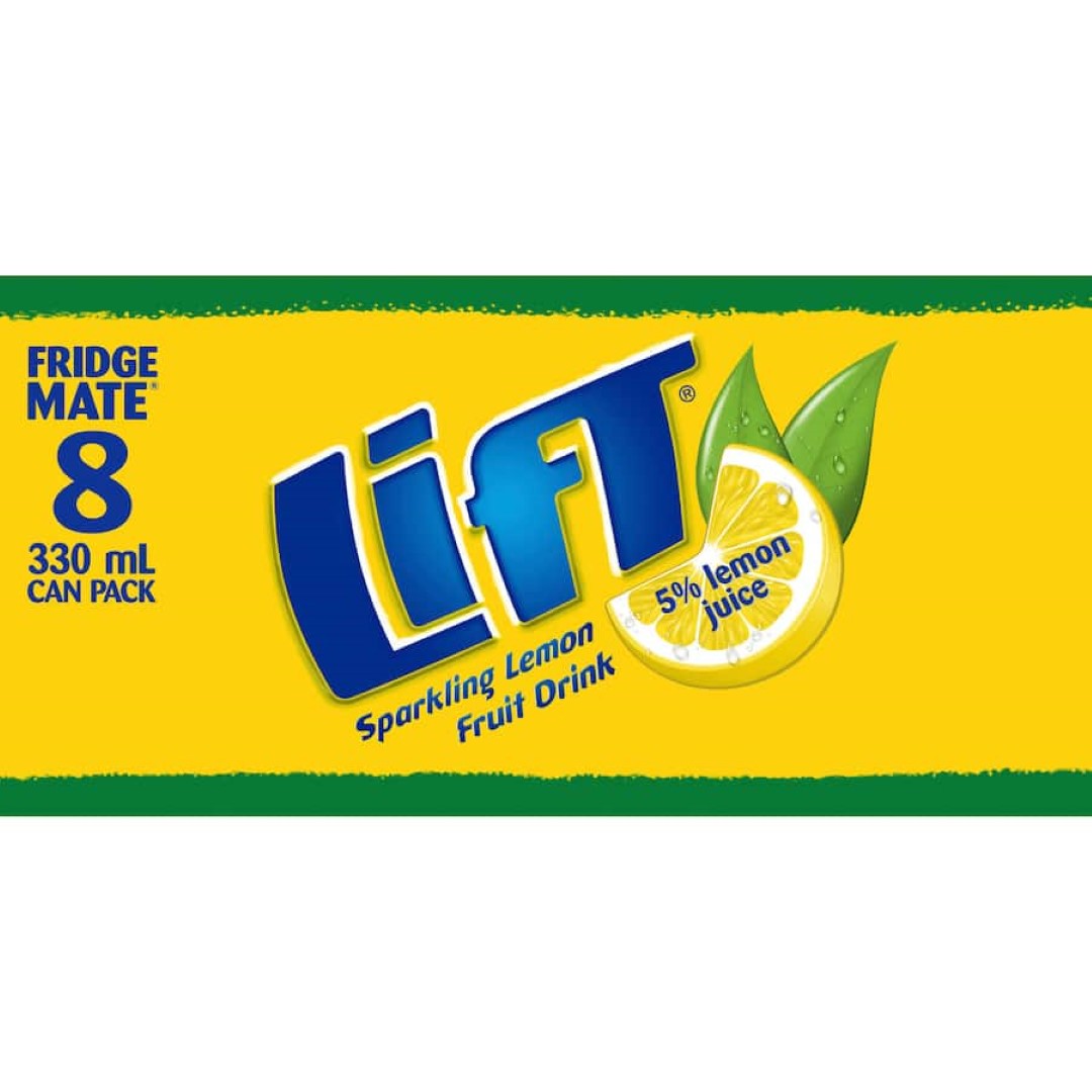 Lift Soft Drink  330ml cans 8pack