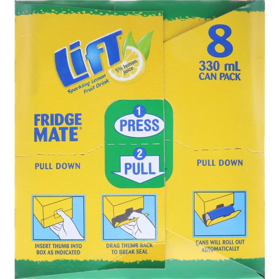 Lift Soft Drink  330ml cans 8pack