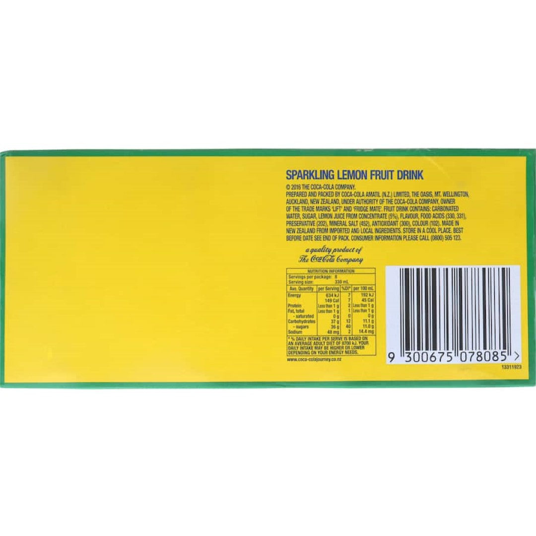 Lift Soft Drink  330ml cans 8pack