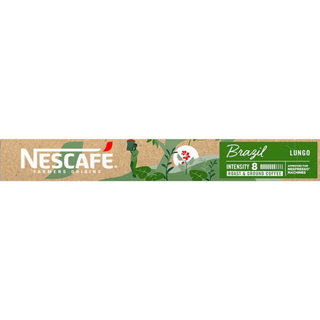 Nescafé Farmers Origins Coffee Pods Brazil Lungo 10 pack