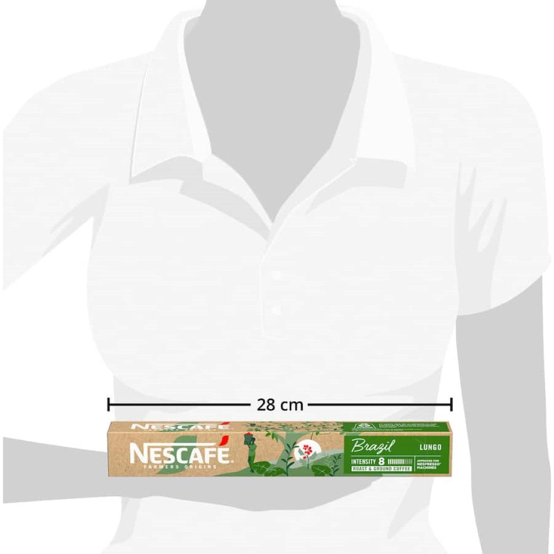 Nescafé Farmers Origins Coffee Pods Brazil Lungo 10 pack