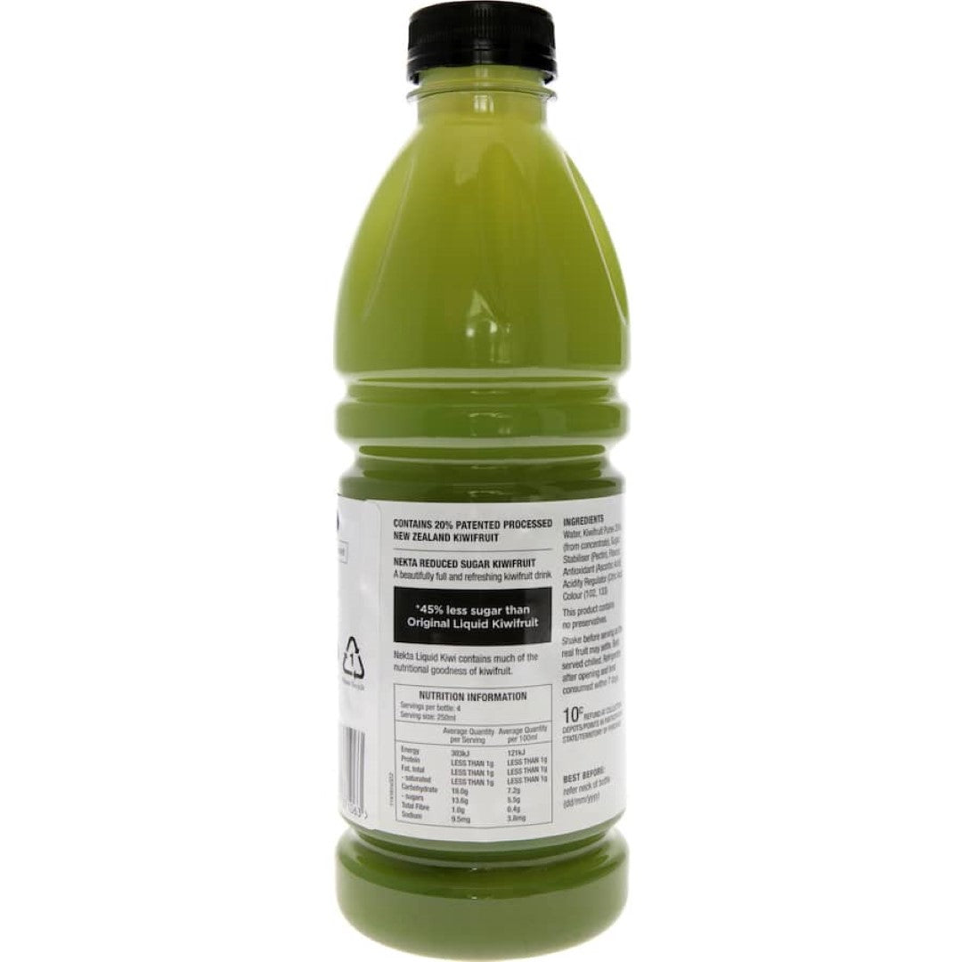 Nekta Fruit Juice Kiwifruit Reduced Sugar 1L