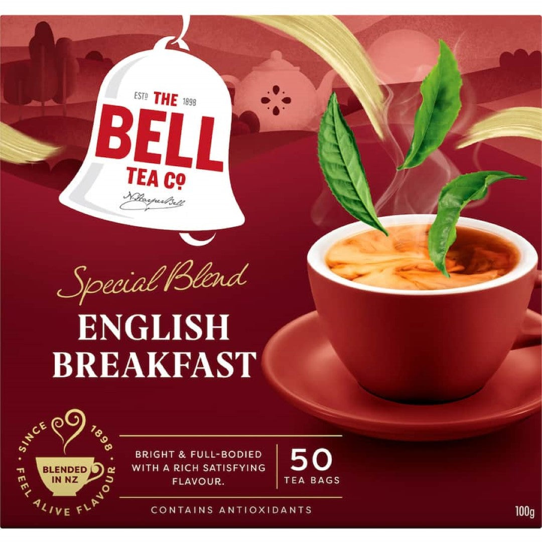 Bell Black Tea Bags English Breakfast 50pack