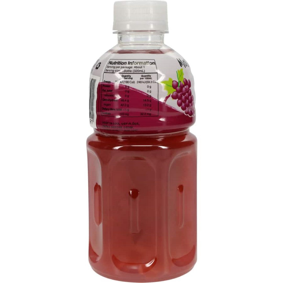 Mogu Mogu Juice Grape With Nata De Coco Bottle 320mL