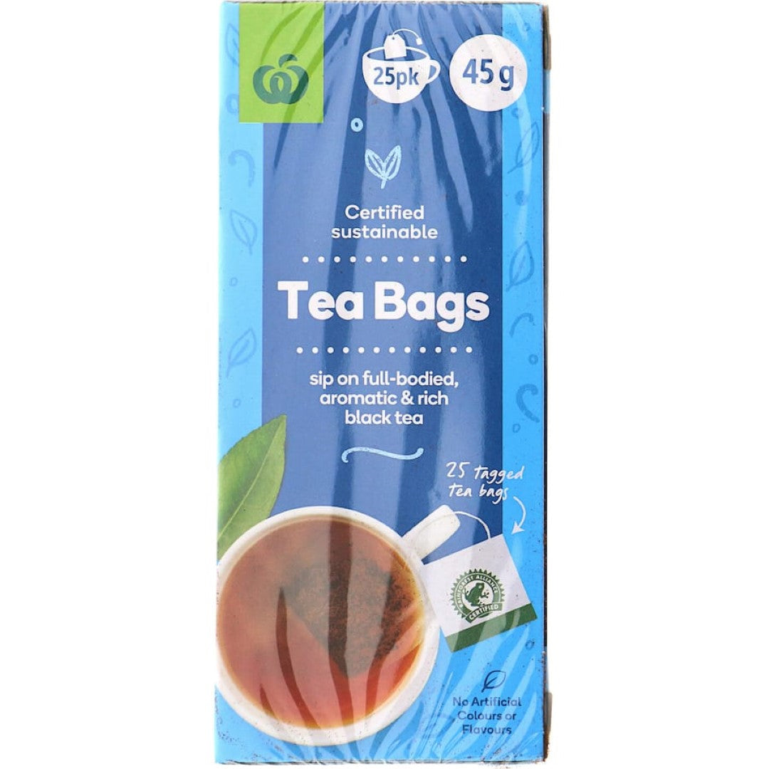 Woolworths Tea Black Bags 25pack