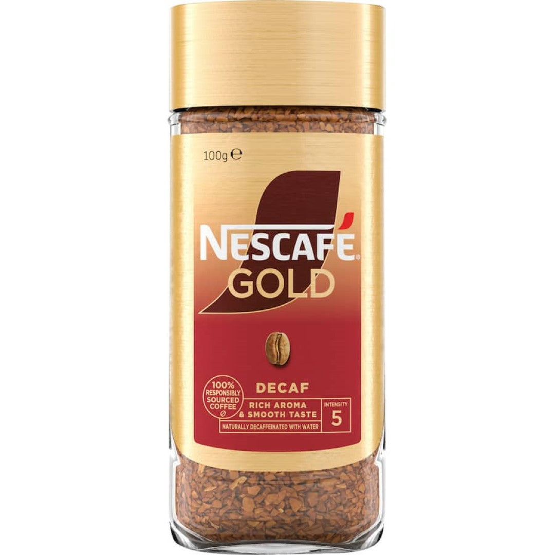 Nescafé Gold Decaf Instant Coffee Jar 100g