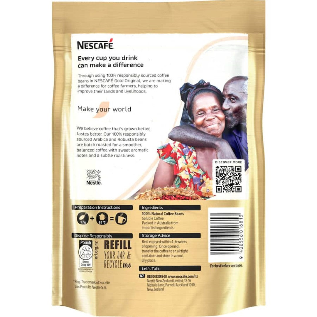 Nescafé Gold Original Instant Coffee Refill 90g