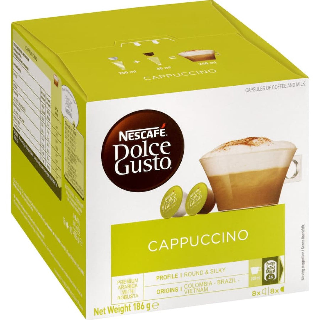 Nescafé Dolce Gusto Coffee Pods Cappuccino 16 pack