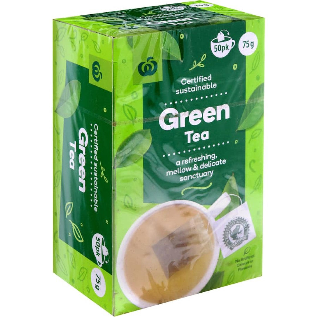 Woolworths Green Tea Bags 50pack