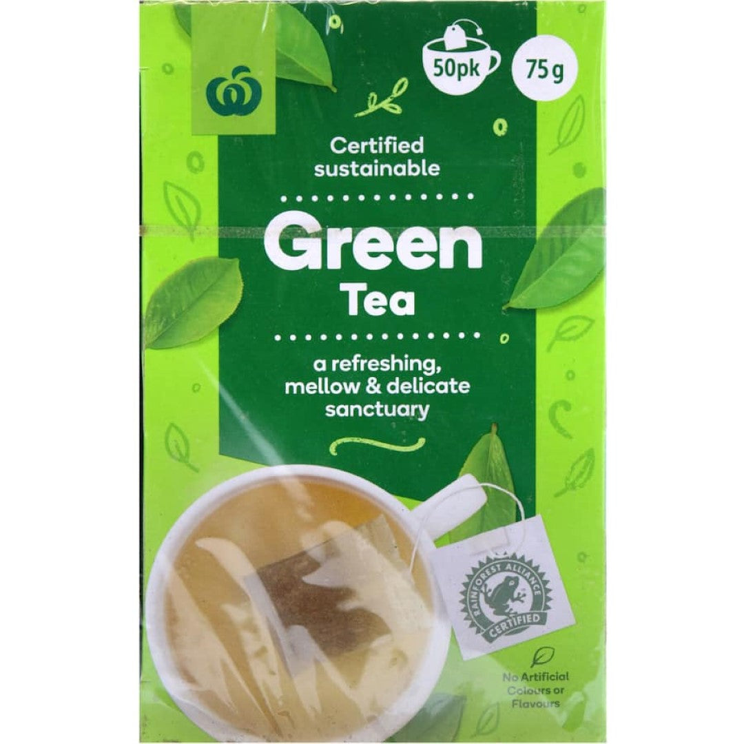 Woolworths Green Tea Bags 50pack