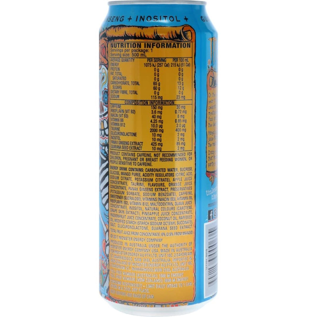 Monster Energy Drink Mango Loco Single can 500mL