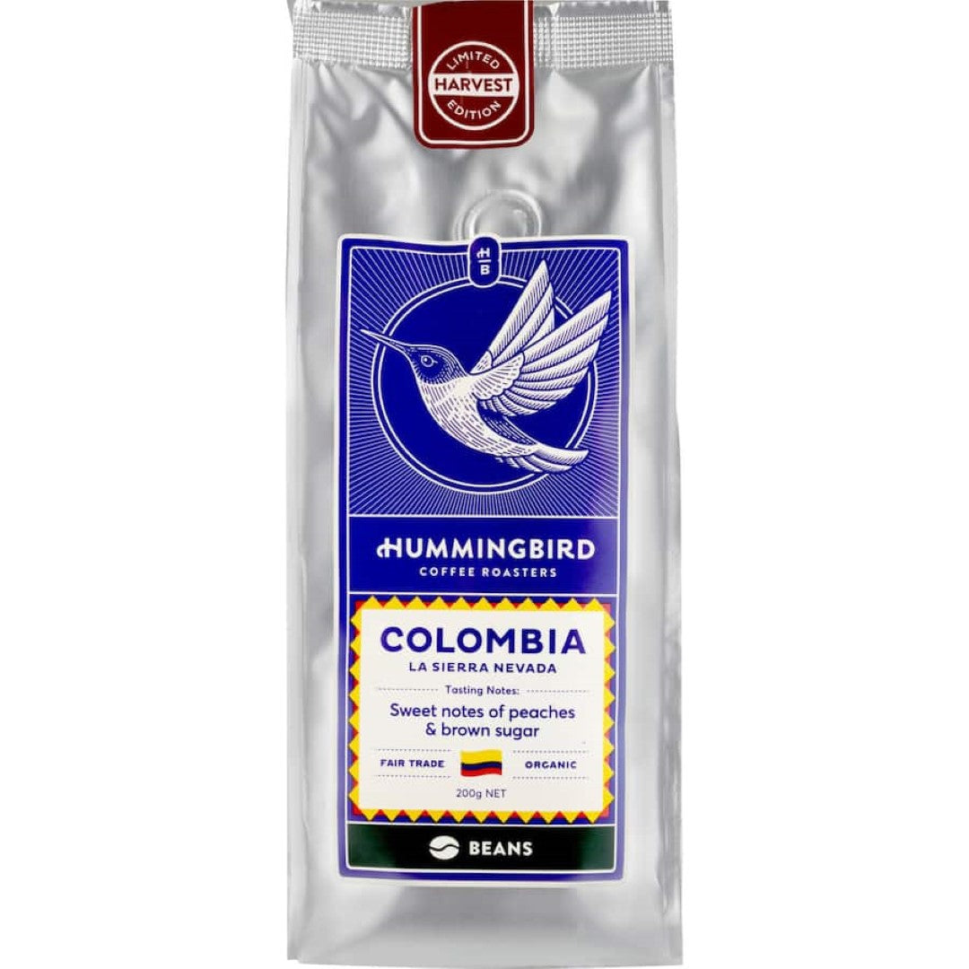 Hummingbird Coffee Beans Harvest Colombia 200g