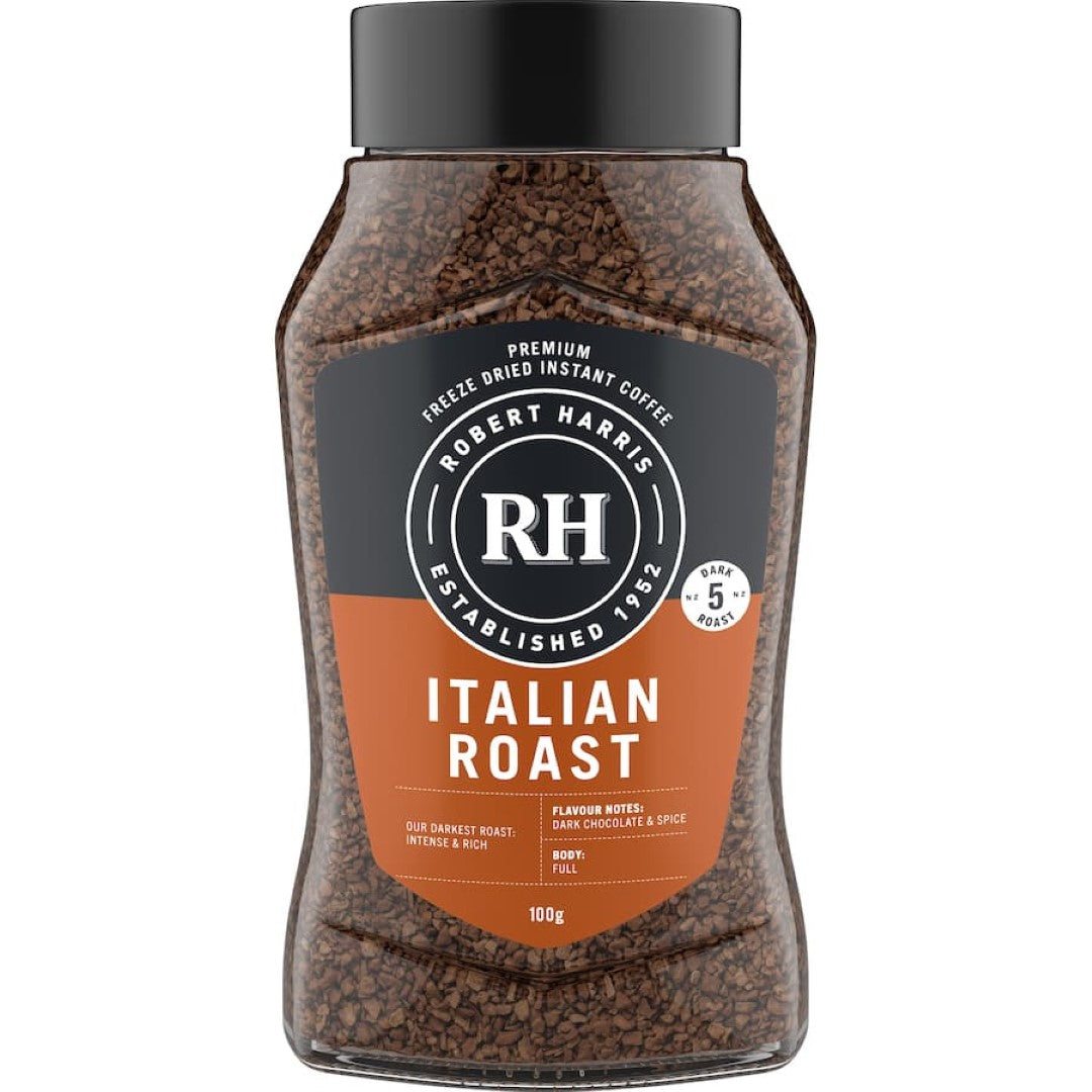 Robert Harris Freeze Dried Instant Coffee Italian Roast 100g