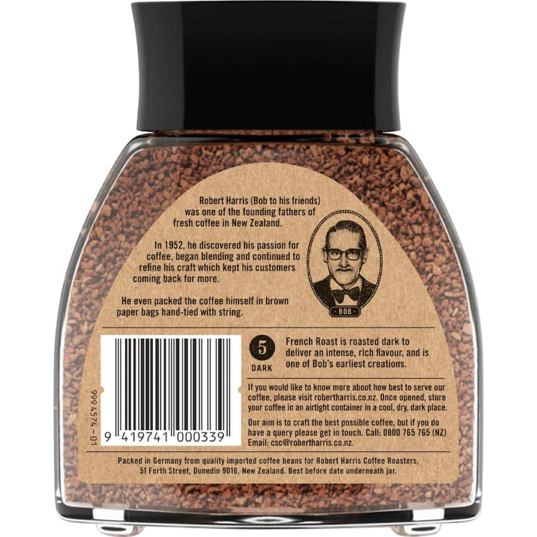 Robert Harris Freeze Dried Instant Coffee French Roast 100g